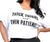 Thick Thighs & Thin Patience Crop Tee